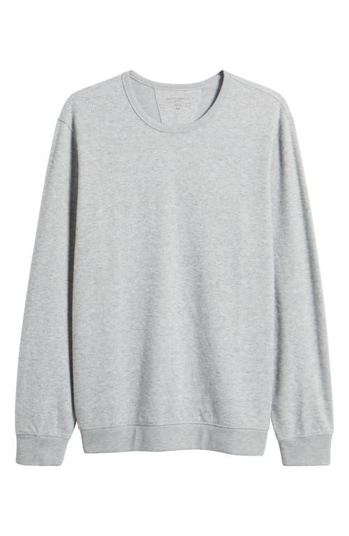 Shop Daniel Buchler Brushed Twill Crewneck Sweatshirt In Grey