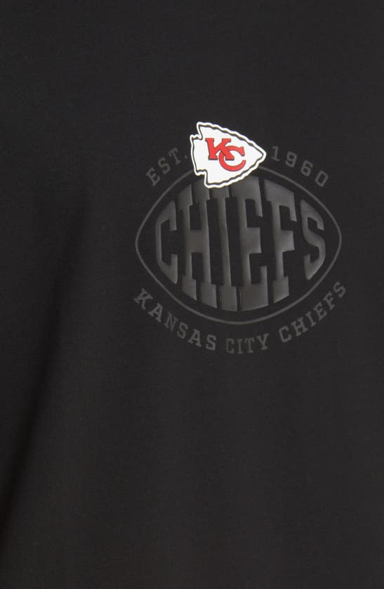 Shop Hugo Boss Boss X Nfl Tackle Graphic T-shirt In Kansas City Chiefs Black