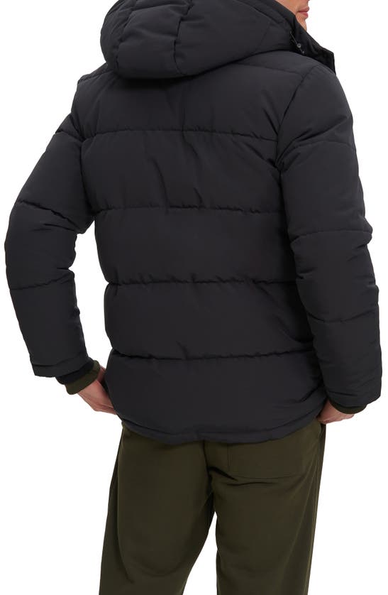Noize Jay Puffer Jacket In Black