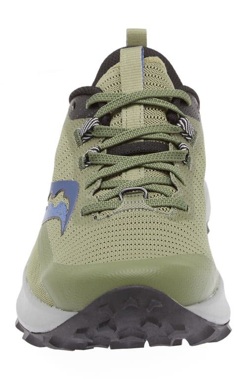 Saucony Peregrine 13 Running Shoe In Glade/black