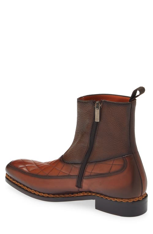 Mezlan Musico Boot In Dark Cognac/chocolate