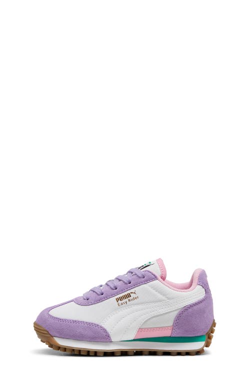 Puma Kids' Easy Rider Sneaker In Silver Mist- White