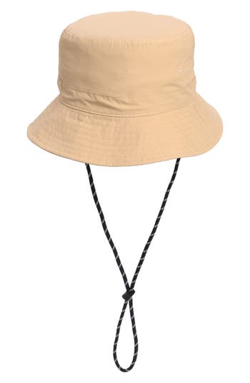 Nordstrom Rack Elevated Bucket Hat In Tan Thread