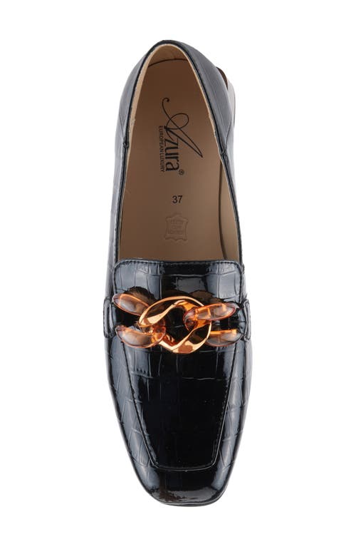 Azura By Spring Step Baldwin Loafer Pump In Black Patent