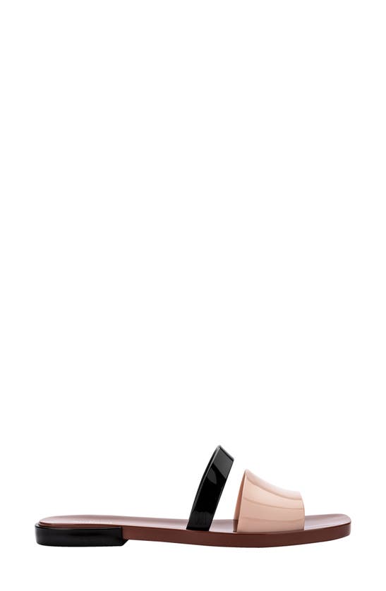 Melissa Ivy Water Resistant Slide Sandal In Beige