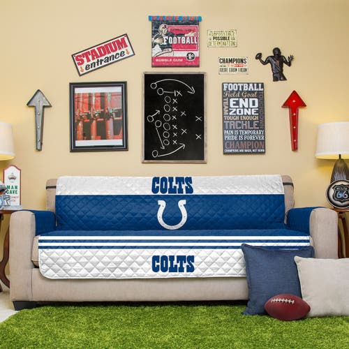 PEGASUS HOME FASHIONS Blue Indianapolis Colts Sofa Protector
