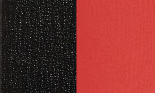 Ferragamo Smooth Leather Reversible Gancini Belt In Nero/flame Red