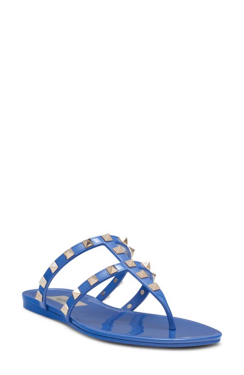 Valentino Garavani Rockstud Jelly Sandal In Blue