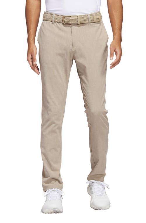 Crosshatch Performance Golf Pants in Hemp/White