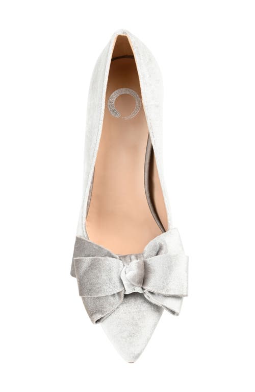 Shop Journee Collection Crystol Pump In Grey