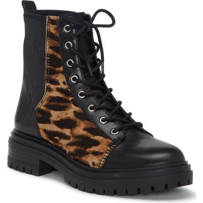 Vince Camuto Bestenda Combat Boot- Black