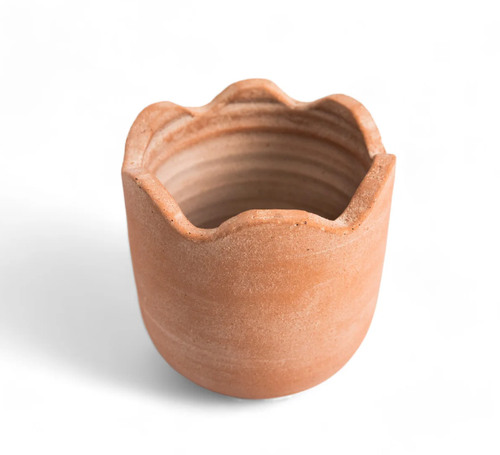 Shop Meso Goods Wavy Planter In Natural