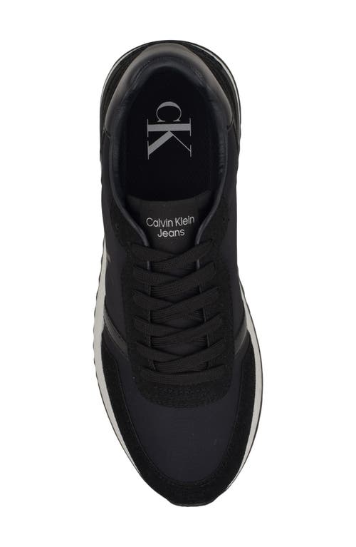 Calvin Klein Men's Picio Lace-up Casual Sneakers In Black