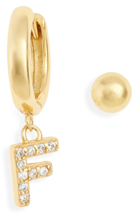 Argento Vivo Mismatched Hoop & Stud Earrings In Gold - F
