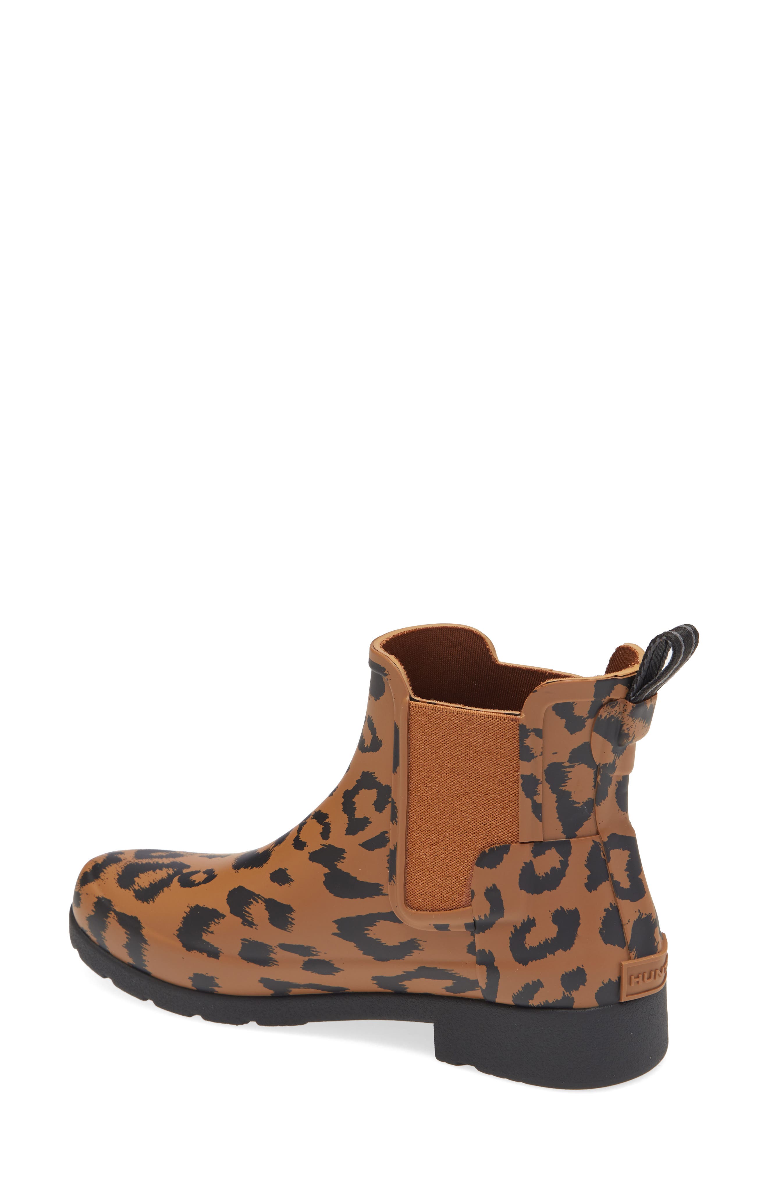 hunter cheetah rain boots
