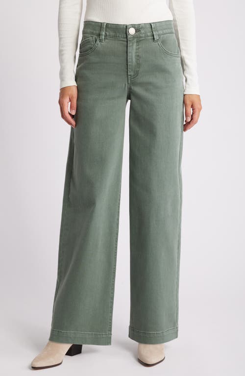 Shop Wit & Wisdom 'ab'solution High Waist Wide Leg Jeans In Agave