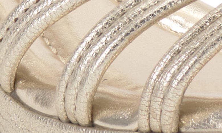 Shop Vince Camuto Loressa Platform Wedge Sandal In Light Gold