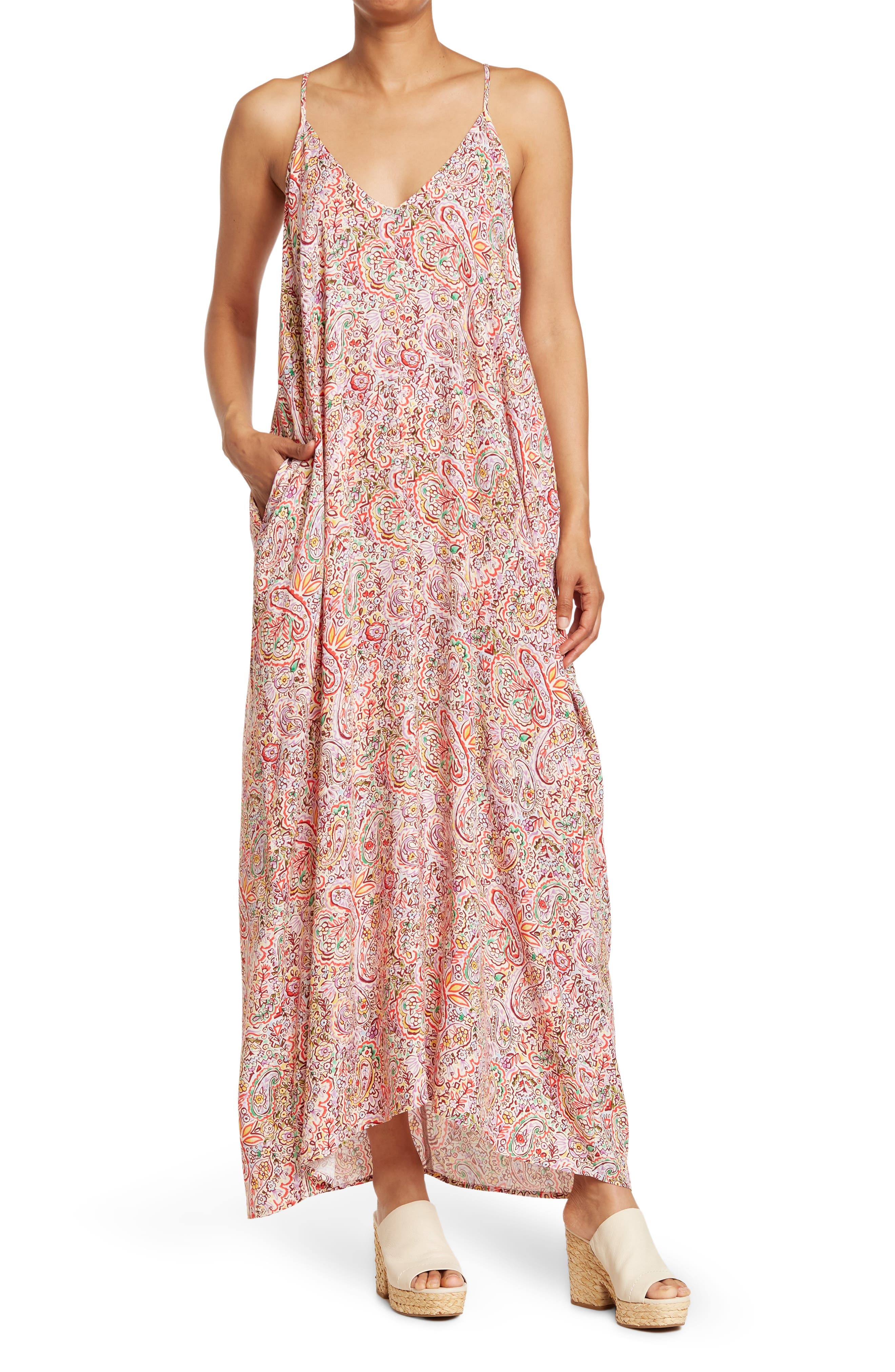 Lovestitch Printed Gauze Maxi Dress 