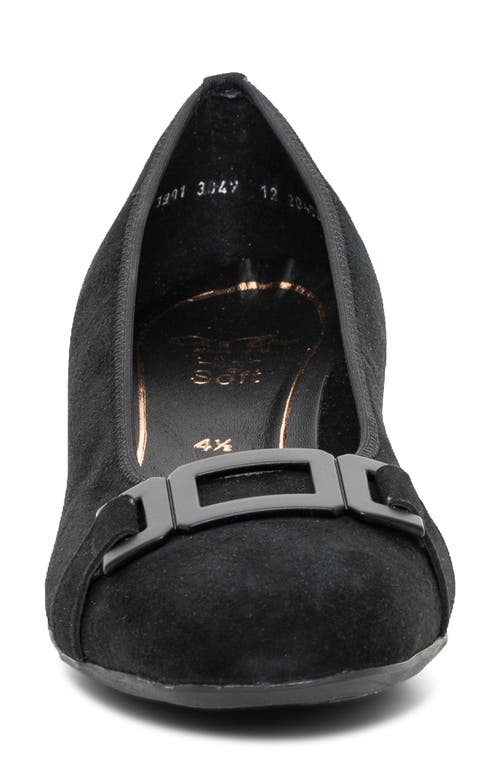 Ara Gallant 2 Pump In Black/suede