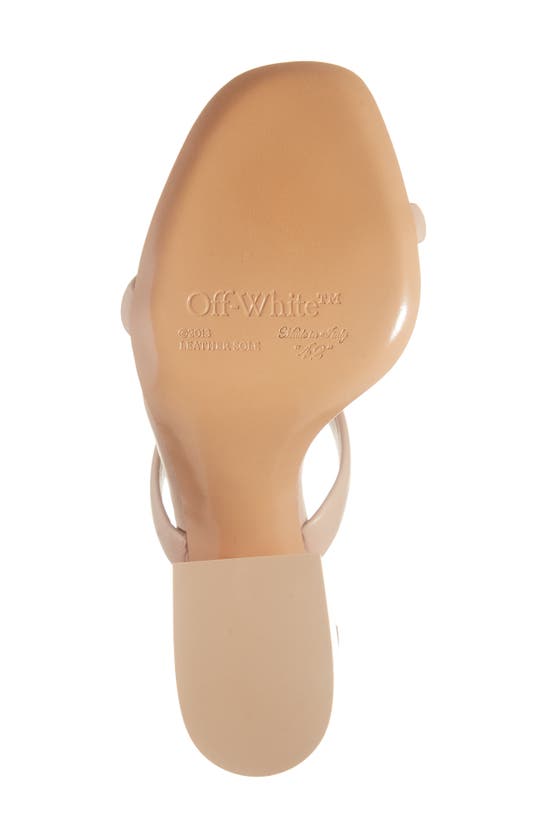 OFF-WHITE POP METEOR BLOCK HEEL SLIDE SANDAL