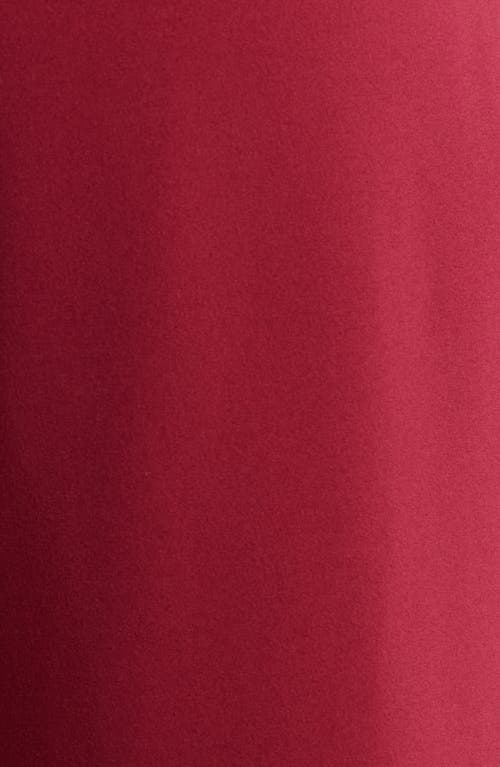 Tahari Asl Cross Neck Tie Waist Sleeveless Jumpsuit In Mulberry