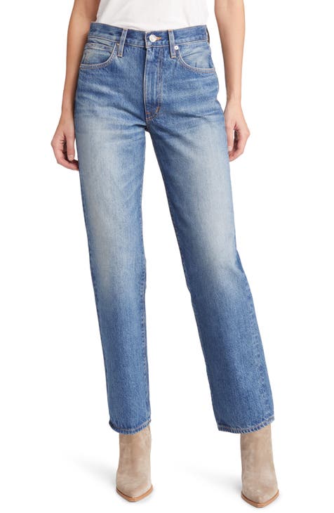 High Waisted, Distressed Jeans for Women