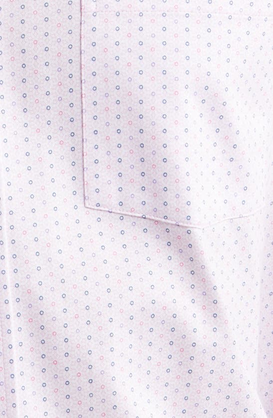 Johnston & Murphy Xcflex Dot Print Button-up Shirt In Pink