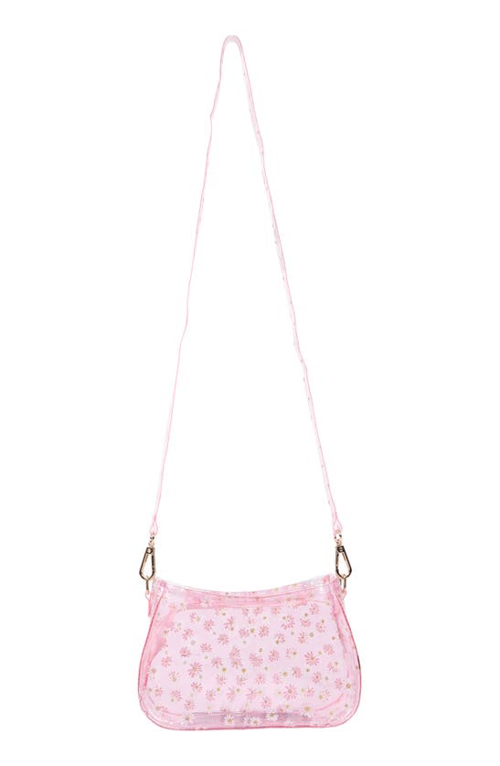 Capelli New York Kids' Floral Crossbody Bag In Pink Combo