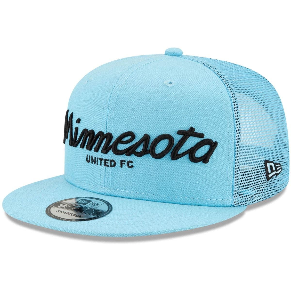 light blue snapback new era