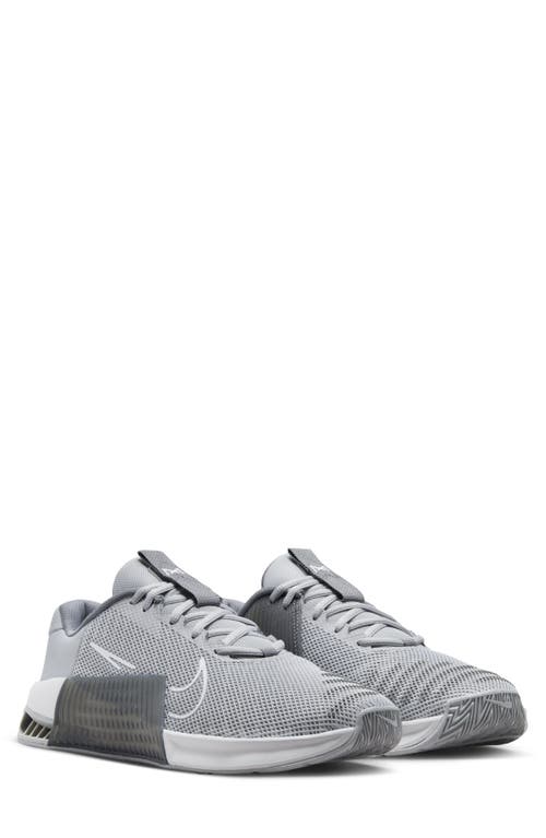 Nike Metcon 9 Training Shoe In Light Grey/photon Dust/white