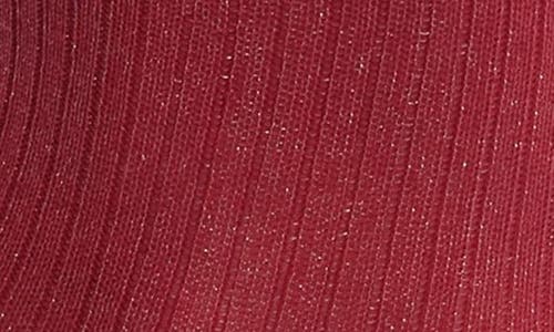 NORDSTROM NORDSTROM SPARKLE SHEER RIB QUARTER SOCKS