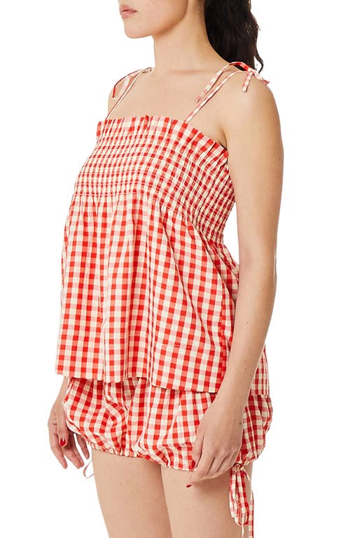 FIND ME NOW FIND ME NOW ODALINE SMOCKED CAMISOLE 