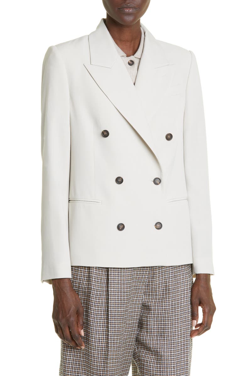 Brunello Cucinelli Double Breasted Jacket | Nordstrom