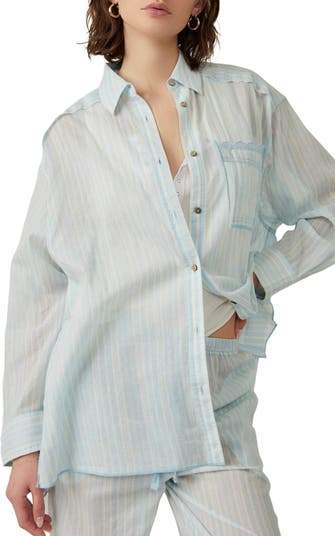 Sleep Mode Cotton Pajama Top