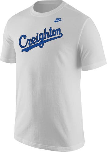 Nike Men's Nike White Creighton Bluejays Throwback Wordmark T-Shirt