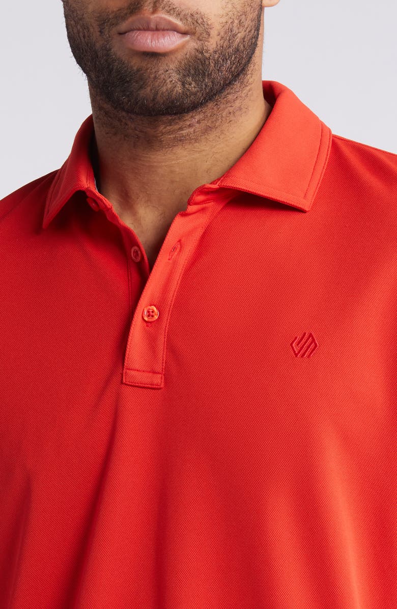 Johnston & Murphy XC4 Cool Degree Performance Polo, Alternate, color, Red