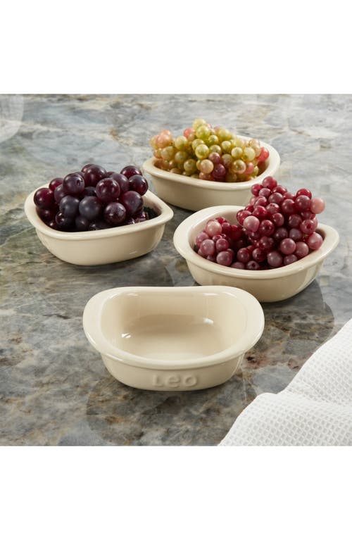 Berghoff Leo Balance 8-piece Moonmist Ramekin Set In Beige