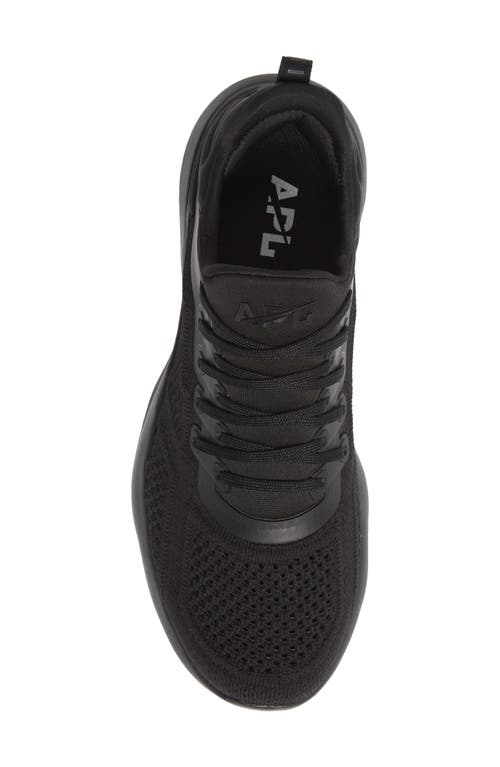 Shop Apl Athletic Propulsion Labs Apl Techloom Tracer Knit Training Shoe In Black/black