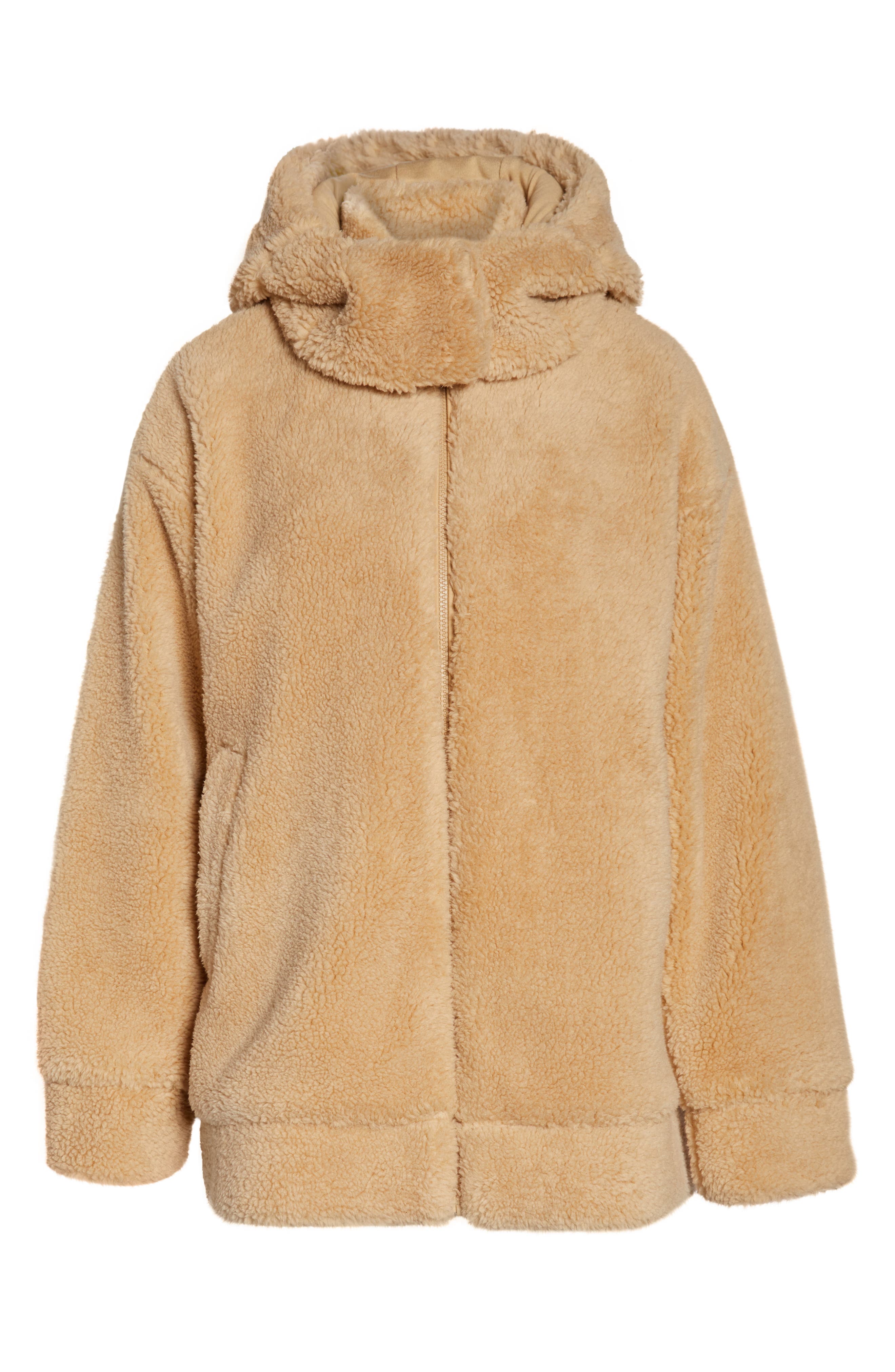 alo norte faux fur coat