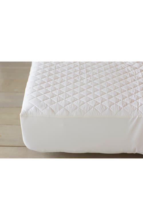 Coyuchi Organic Cotton Mattress Pad in White at Nordstrom