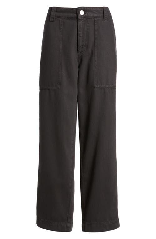 Shop Treasure & Bond Cotton Blend Utility Pants In Black