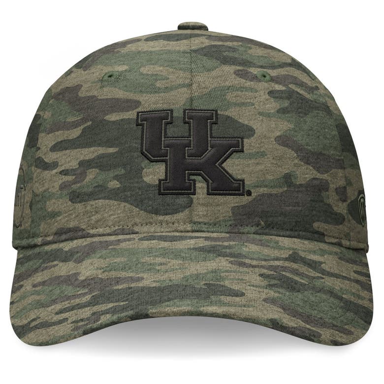 Shop Top Of The World Camo Kentucky Wildcats Oht Military Appreciation Hound Adjustable Hat