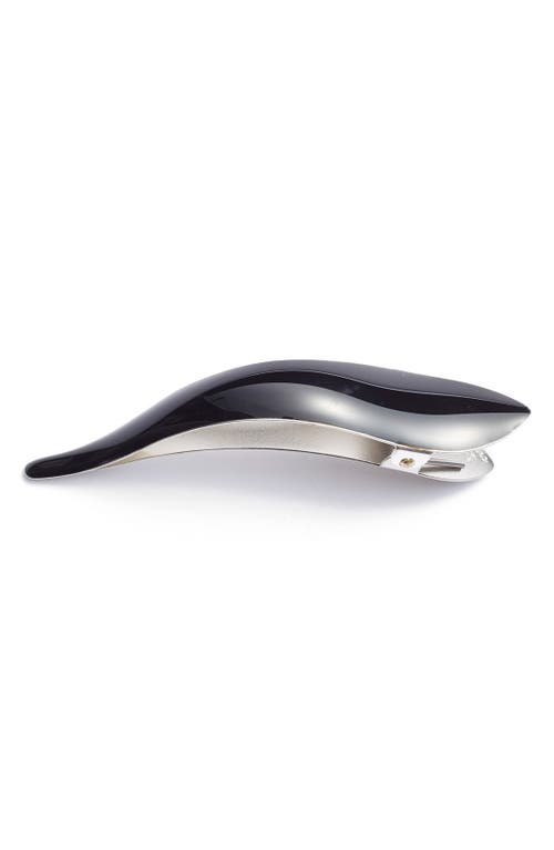 Shop Ficcare Maximas Silky Hair Clip In Silky Black/silver