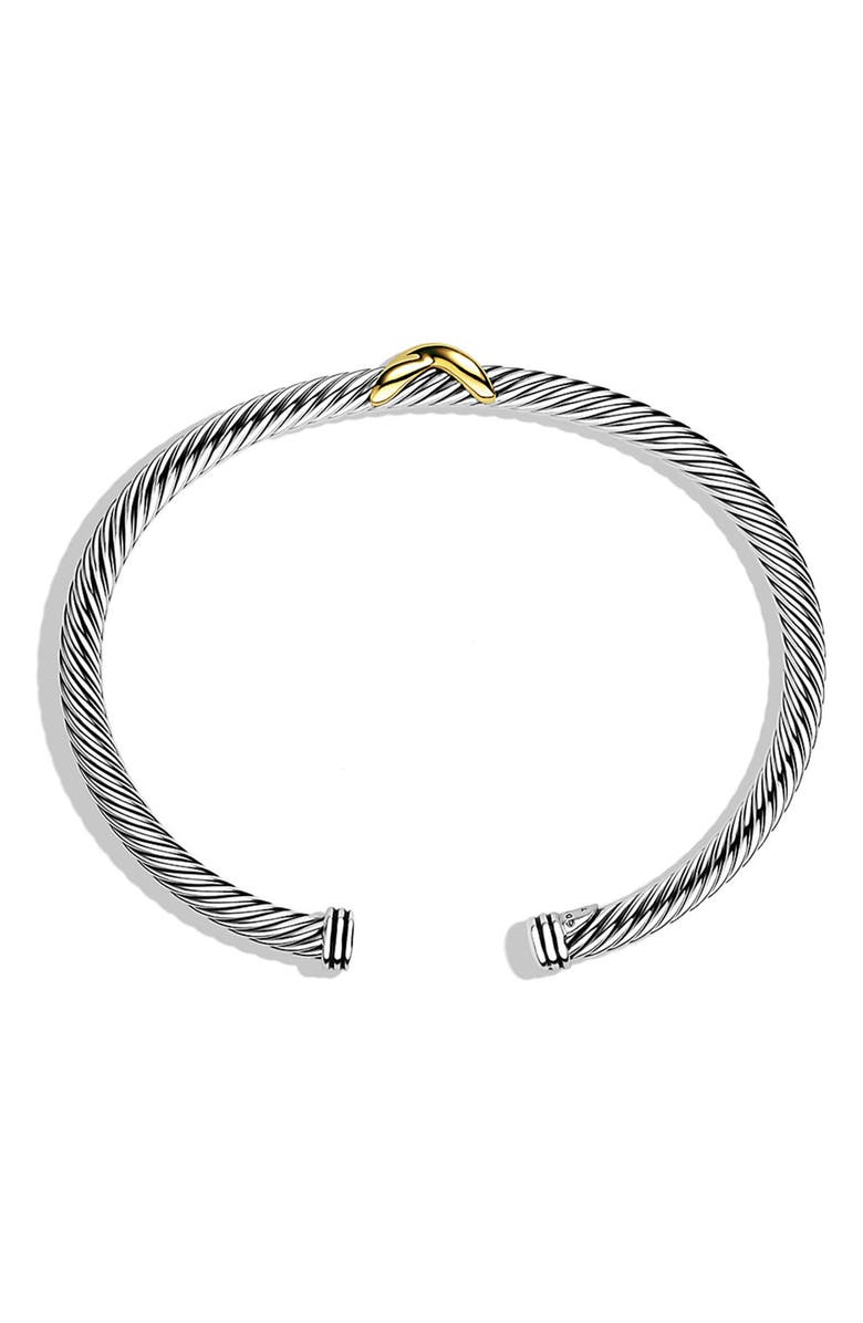 David Yurman X Classic Cable Station Bracelet in Sterling Silver with ...