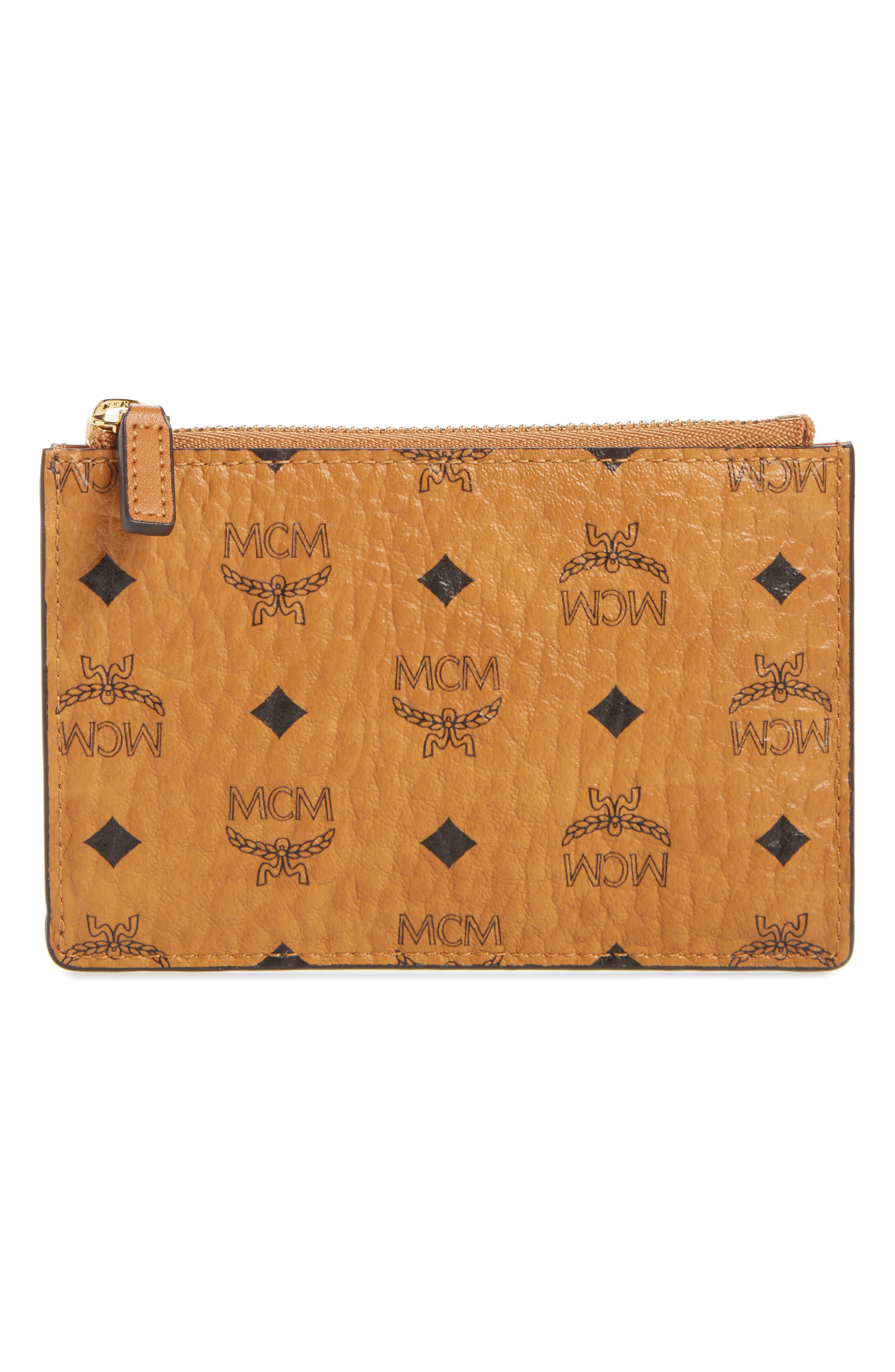 MCM Mini Visetos Original Key Pouch Nordstrom