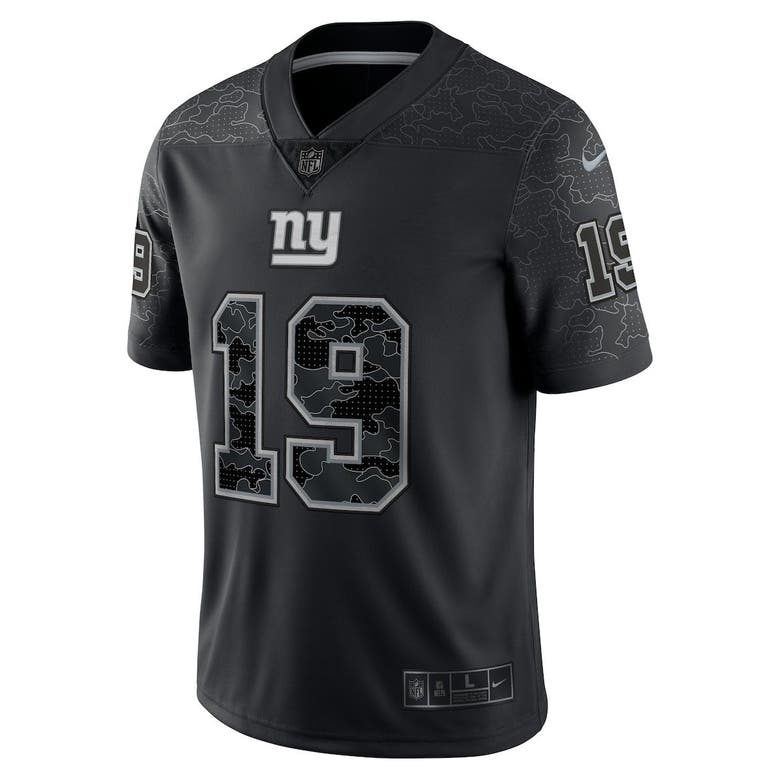 Men's Nike Kenny Golladay Black New York Giants Rflctv Limited Jersey