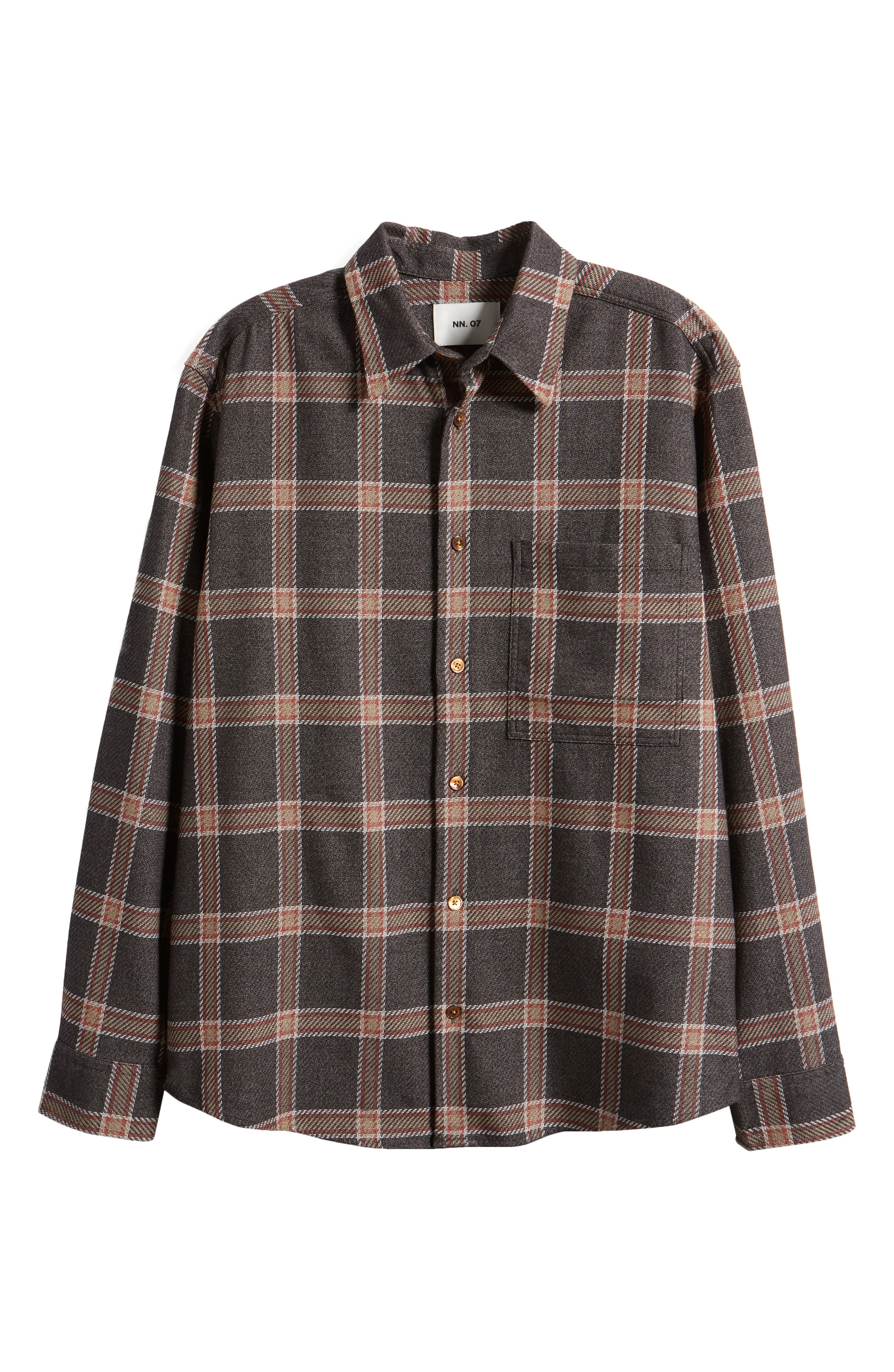 NN07 Quinn 5988 Plaid Long Sleeve Button-Up Shirt | Nordstrom