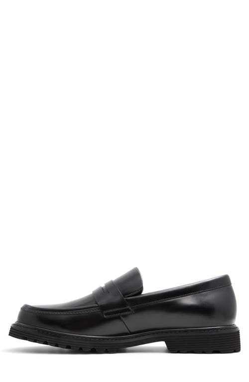 Shop Aldo Skyley Penny Loafer In Other Black