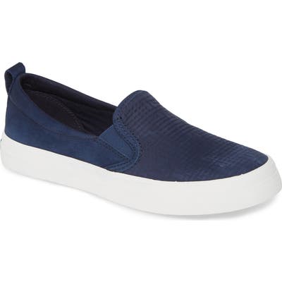 Sperry Crest Twin Gore Slip-On Sneaker- Blue
