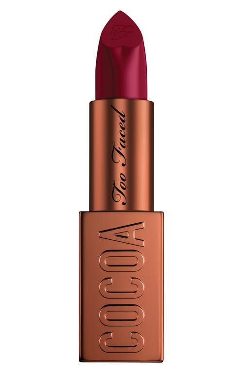 Too Faced Cocoa Bold Lipstick in Triple Fudge at Nordstrom